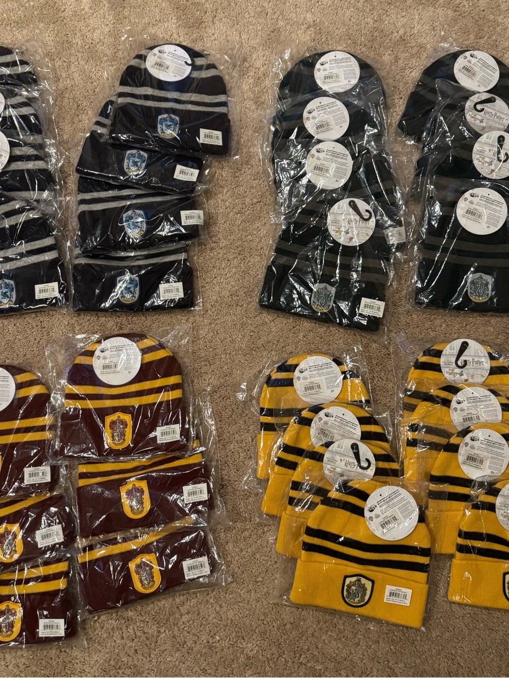 ATTENTION RESELLERS!
Harry Potter Wizarding World Knit Beanies, LOT of 30 NWT